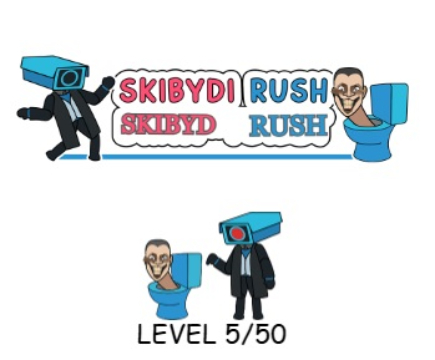 بازی Skibydi Rush  آنلاین