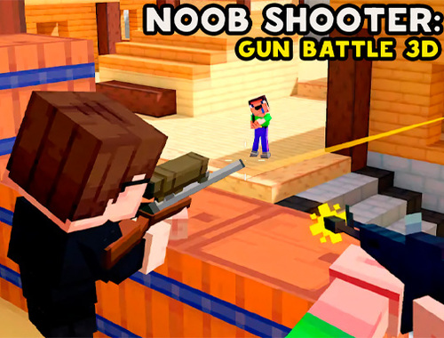 بازی Noob Shooter: Gun Battle 3D  آنلاین