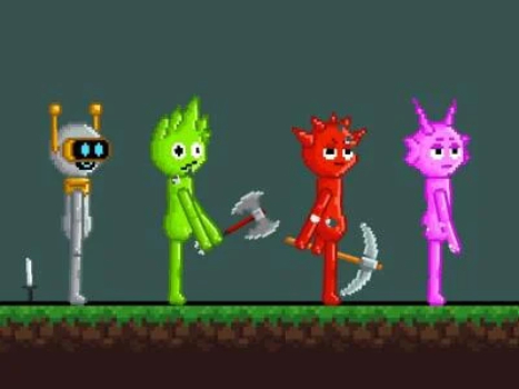 بازی Sandbox Sprunki: ﯼﺯﺎﺑ ﻦﯿﻣﺯ ﺖﻟﺎﺣ Ragdoll  آنلاین