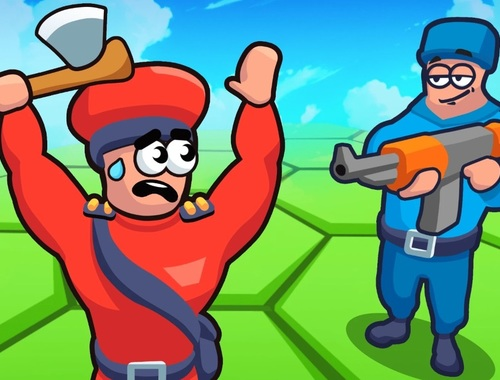 بازی Hex World: Red vs Blue ﯽﺷﺎﮐ  آنلاین