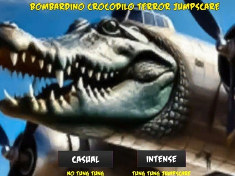 بازی Bombardino Crocodilo: jumpscare ﺭﻭﺮﺗ آنلاین