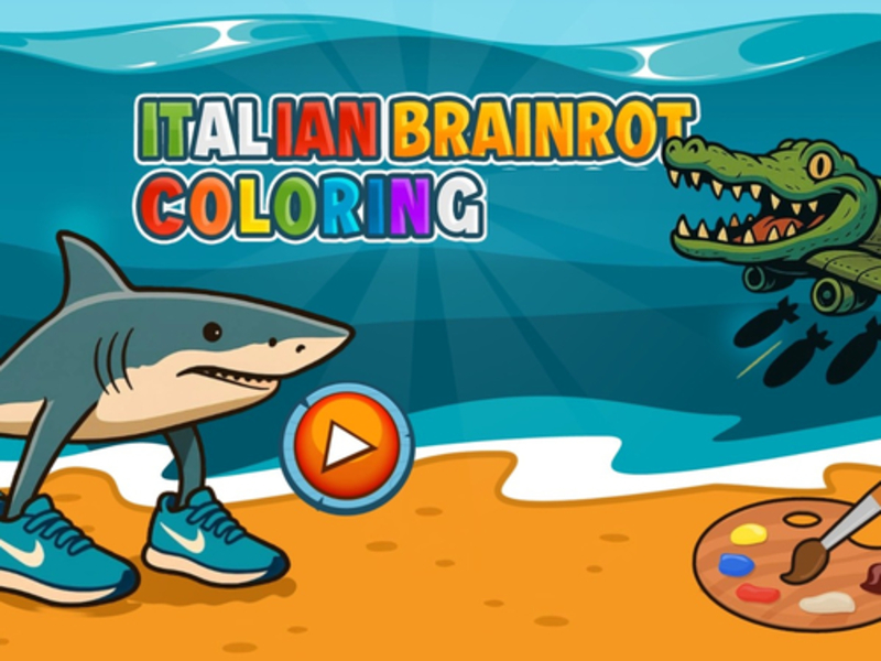 بازی ﯽﯾﺎﯿﻟﺎﺘﯾﺍ BrainRot ﯼﺰﯿﻣﺁ ﮓﻧﺭ آنلاین