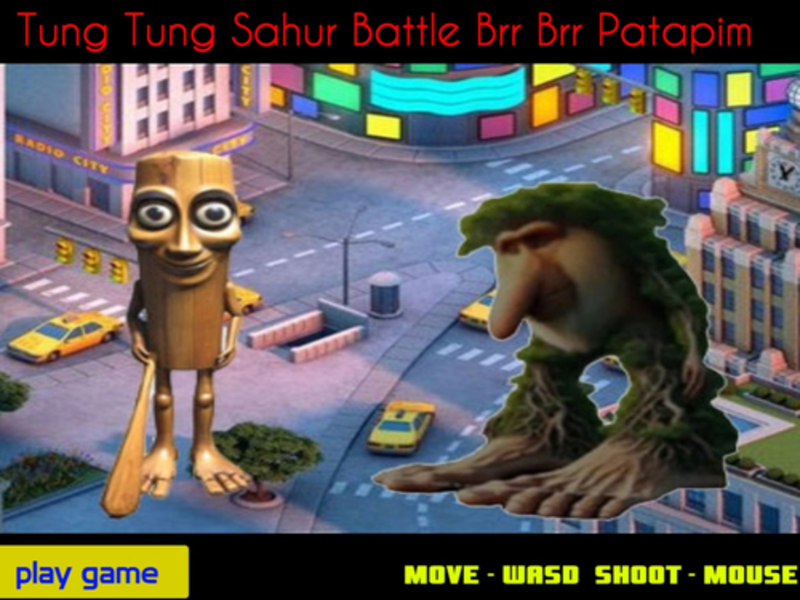 بازی Tung Tung Sahur Battle Brr Brr Patapim آنلاین