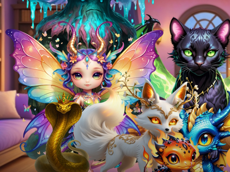 بازی Bestiary Enchanted ﺰﯿﻣﺁﺭﺍﺮﺳﺍ ﯼﺎﻫﺎﻨﺷﺁ آنلاین