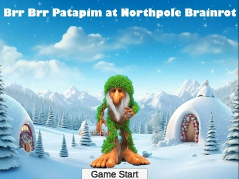 بازی Brr Brr Patapim ﺭﺩ Northpole Brainrot آنلاین