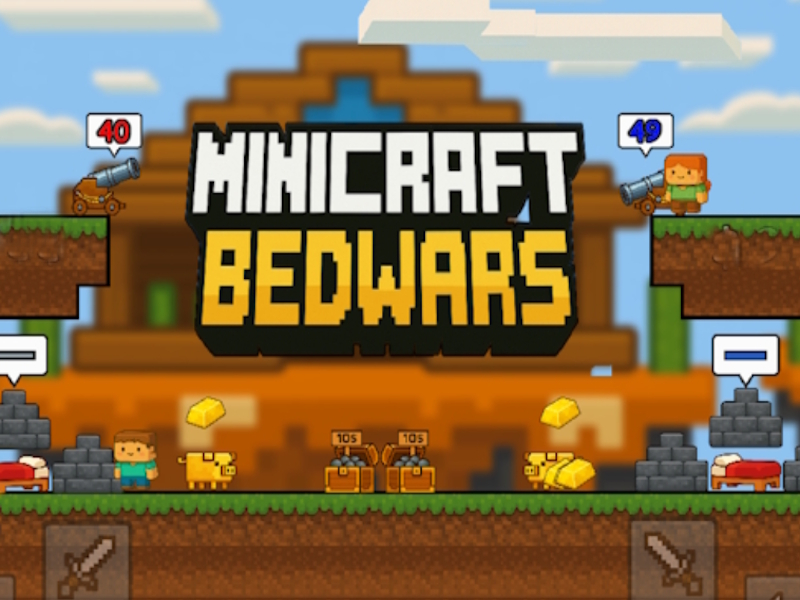 بازی Minecraft Bedwars آنلاین