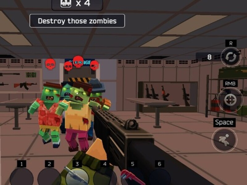 بازی Pixel Combat: Zombies Strike آنلاین