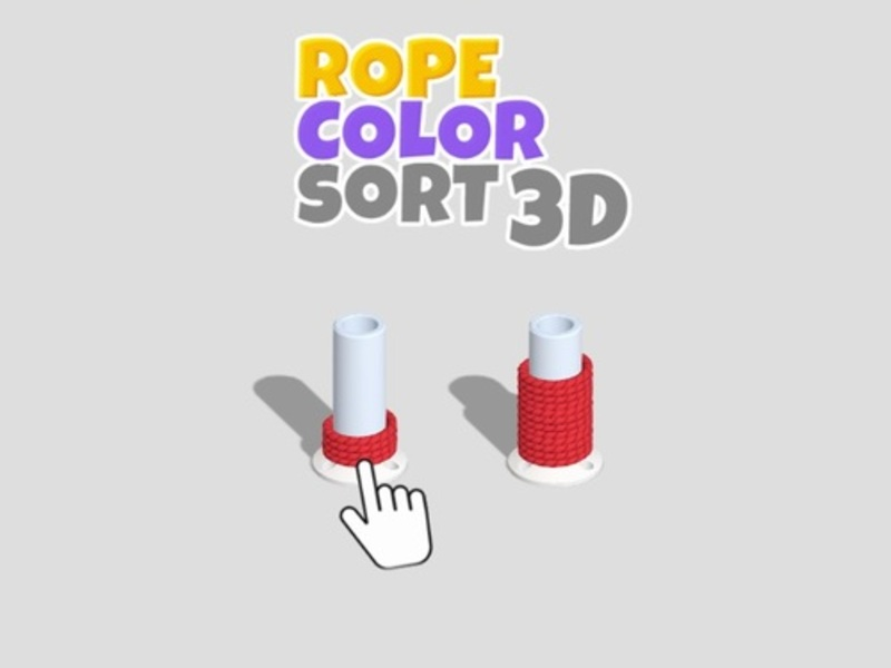 بازی ROPE COLOR SORT 3D آنلاین