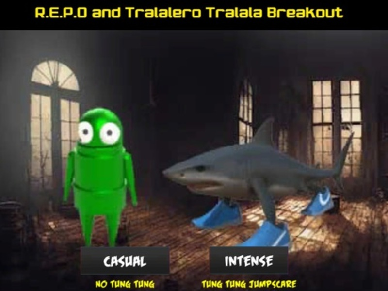 بازی R. E. ﺯﺍ ﺪﻌﺑ O ﻭ Tralalero Tralala Breakout آنلاین