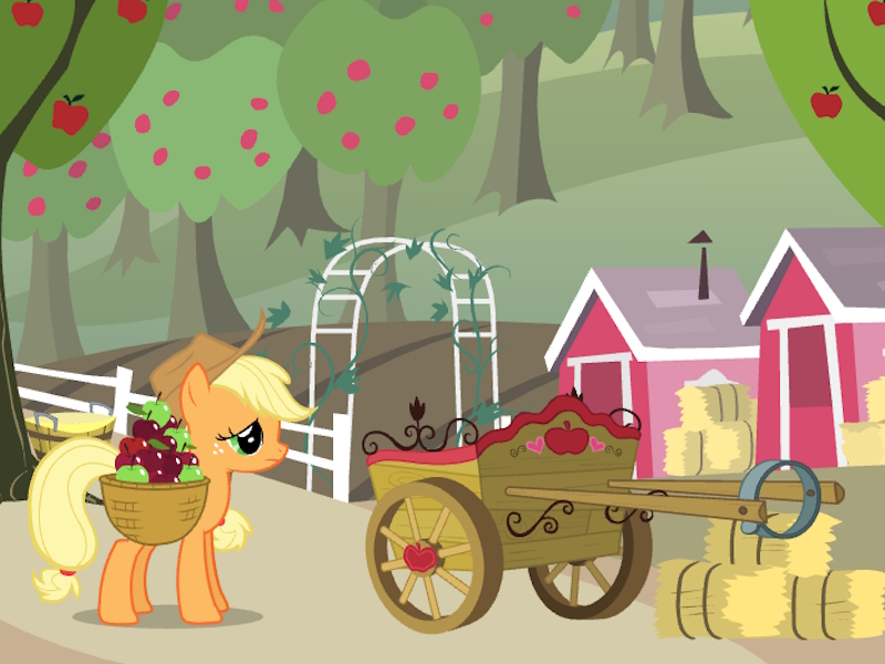 بازی ﻦﻣ Applejack ﮏﭼﻮﮐ ﺐﯿﺳ ﺖﺷﺍﺩﺮﺑ آنلاین